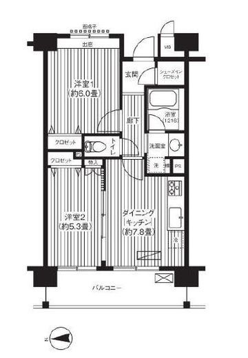ピエス綱島 339 間取り図