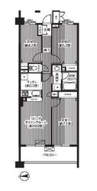 ピエス綱島 501 間取り図