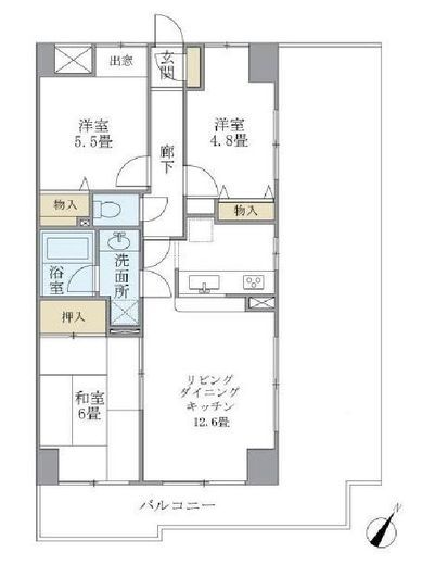 KDXレジデンス二子玉川 404 間取り図