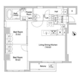 代官山BLESS 604 間取り図