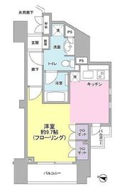 東急ドエルグラフィオ広尾 10F1 間取り図