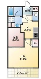 秀和溜池山王レジデンス 5階 間取り図