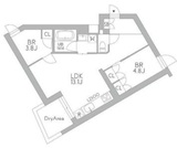 GranDuo梅ヶ丘 102 間取り図