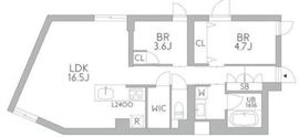GranDuo梅ヶ丘 303 間取り図