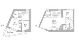 GranDuo梅ヶ丘 104 間取り図