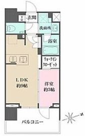 グレーシアフィット藤沢鵠沼 602 間取り図
