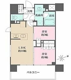 グレーシアフィット藤沢鵠沼 201 間取り図