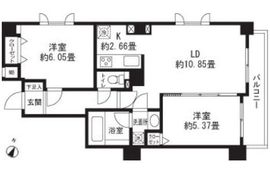 レジディア三軒茶屋2 104 間取り図