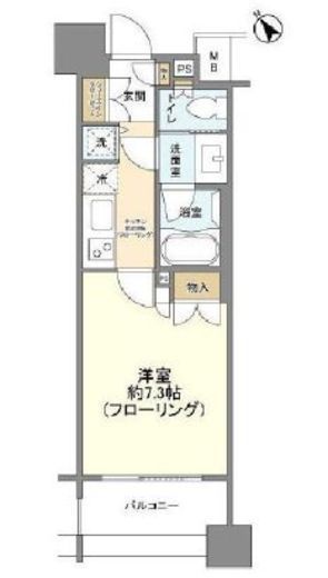 アルス川崎ベニッシモ 4階 間取り図