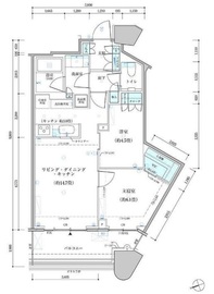 パークタワー勝どきミッド/サウス 10階 間取り図