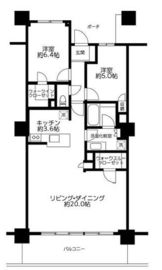 コットンハーバータワーズベイウエスト 10階 間取り図