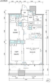 パークタワー勝どきミッド/サウス 49階 間取り図