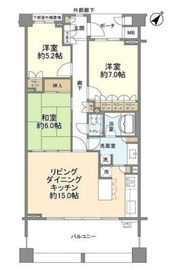 田園ステーションテラス 50階 間取り図