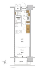 RJRプレシア東十条ガーデン 407 間取り図