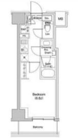 ザ・パークハビオ川口 603 間取り図