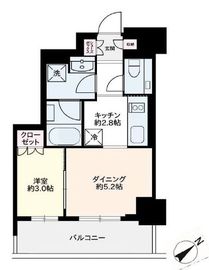 品川タワーレジデンス 7階 間取り図