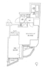 クレイシア神田淡路町 4階 間取り図