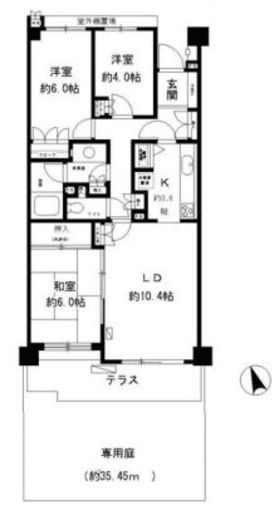 要町ガーデンハイツ 105 間取り図
