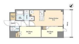 Augusta Residence新小岩 502 間取り図