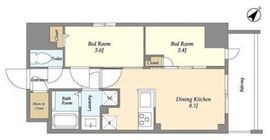 Augusta Residence新小岩 501 間取り図