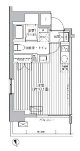 Ti-KAWASAKI 905 間取り図