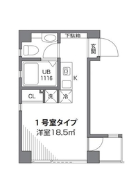パークレジデンス芝公園 201 間取り図