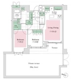 ザ・パークハウス千代田六番町 1階 間取り図
