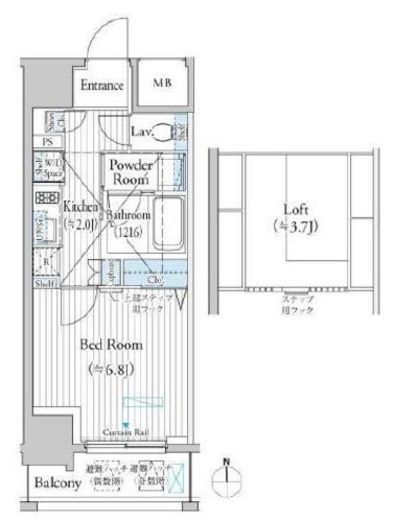 ミュゼ南麻布 302 間取り図