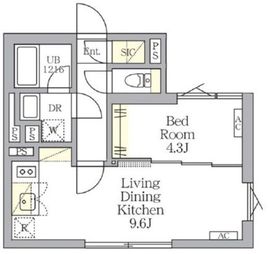 TKS中野新橋 302 間取り図