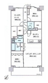 スカイティアラウエスト 10階 間取り図
