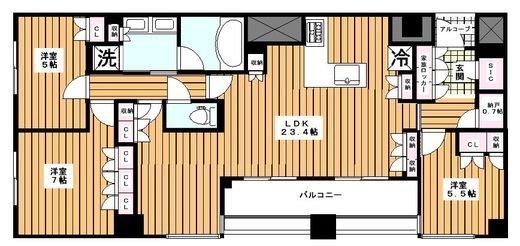 アトラス志村三丁目 2階 間取り図