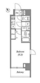 グランパセオ田端 A203 間取り図