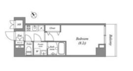 グランパセオ田端 D203 間取り図