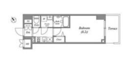 グランパセオ田端 D504 間取り図