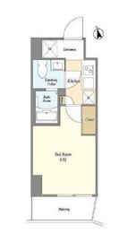 コンフォリア・リヴ川崎南幸町 1106 間取り図