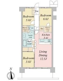 トラープランド蒼麗館 308 間取り図