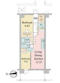 トラープランド蒼麗館 402 間取り図