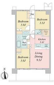トラープランド蒼麗館 412 間取り図