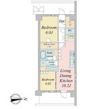 トラープランド蒼麗館 519 間取り図