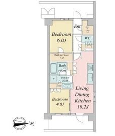 トラープランド蒼麗館 519 間取り図