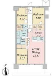 トラープランド蒼麗館 607 間取り図