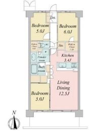 トラープランド蒼麗館 606 間取り図