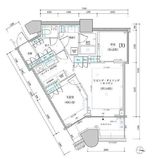 パークタワー勝どきミッド/サウス 18階 間取り図