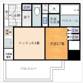 アトラス池尻レジデンス 11階 間取り図