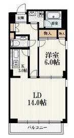 原宿パークハウス 2階 間取り図