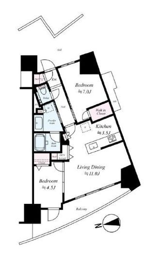 プラウドシティ東雲キャナルマークス 4階 間取り図