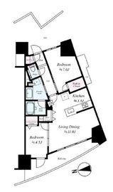 プラウドシティ東雲キャナルマークス 4階 間取り図