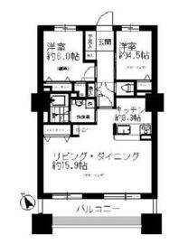 クリオ藤沢駅前 9階 間取り図