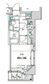 ディアレイシャス横浜WEST 1102 間取り図