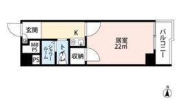 飯田橋ハイタウン 5階 間取り図